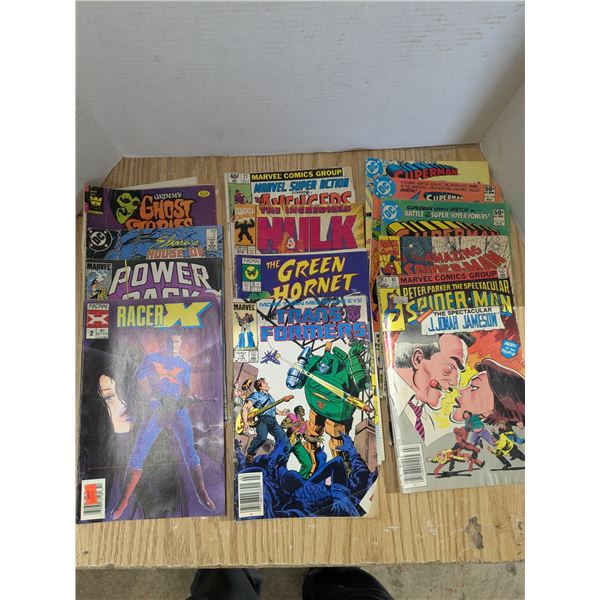 Vintage comic books, Marvel and DC