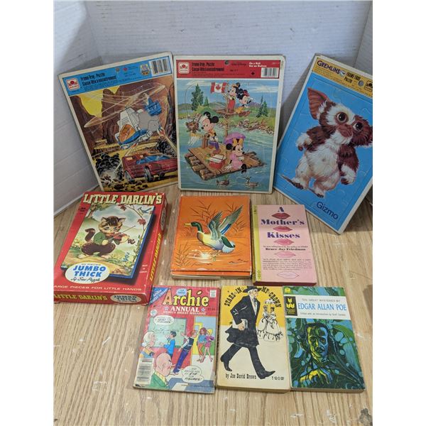 Vintage Puzzles and novels