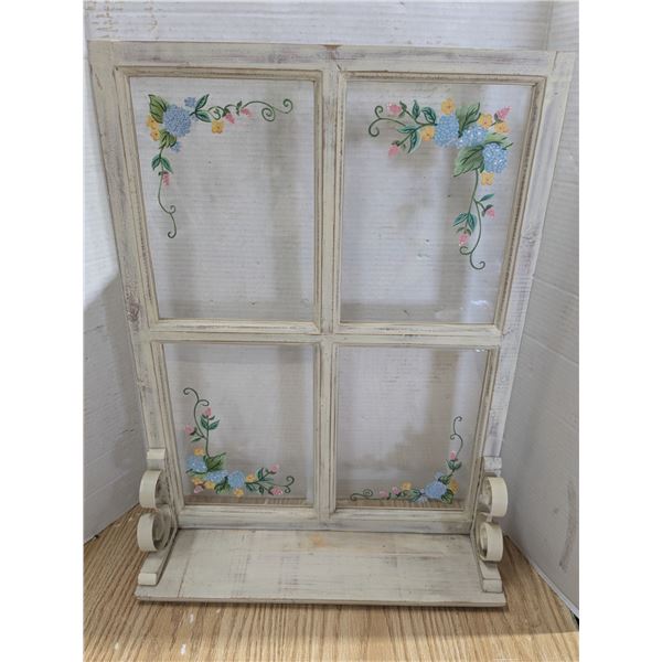 Window pane, picture frame/shelf, 17x23"