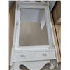 Image 2 : Fake Cabinet door wall mirror, 17x36
