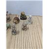 Image 2 : 10 porcelain Red Rose miniatures, animals