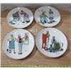 Image 1 : (4) 1978 Limited Edition Norman Rockwell Collector Plates