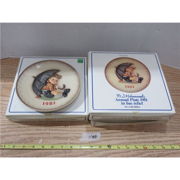 (3) 1981 Eleventh Editon Annual Plate