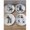 Image 1 : (4) 1979 Limited Edition Norman Rockwell Collector Plates
