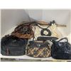 Image 1 : 5 purses, mixed colors
