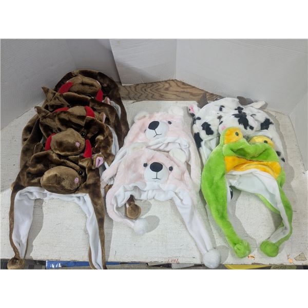 8 long ear animal hats