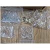Image 3 : Box of crystal/glass lamp parts