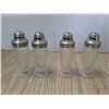 Image 1 : 4 depression glass Salt and Pepper shakers