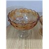 Image 3 : 2 orange glass bowls