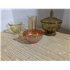 Image 1 : Brown/amber glass dishes