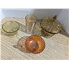 Image 2 : Brown/amber glass dishes