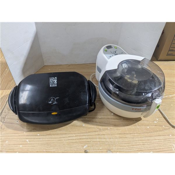 George foreman grill with T-fal Actifry