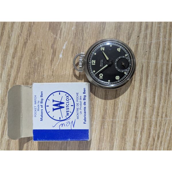 Vintage pocket watch, Westclox, "Pocket Ben"