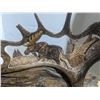 Image 2 : Carved antler on driftwood Art