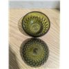 Image 2 : Green depression glass candy dish