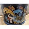 Image 3 : Hand painted vintage metal milk can, 5 gallon