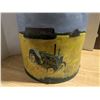 Image 2 : Hand painted vintage milk can, John Deere tractors, 8 gallon
