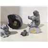 Image 3 : 5 stone carvings - bears