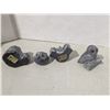 Image 3 : 4 stone carvings - owls