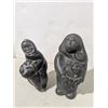 Image 1 : 2 stone carvings - eskimos