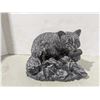 Image 1 : 1 stone carving - racoon