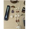 Image 4 : Mixed jewellery lot, copper bracelets, pendants, etc