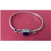 Image 1 : 925 Silver bracelet with Lapis Lazuli, 19g