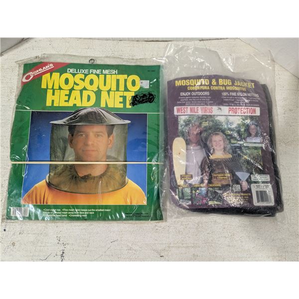 Mosquito/bug jacket and head net