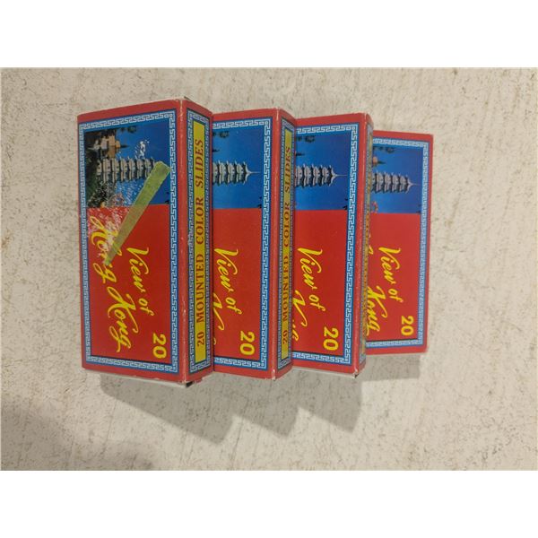 Vintage 1960s hong kong slides, 4 sets of 20