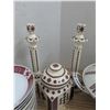 Image 2 : Mixed ukranian pattern chinaware dishes