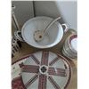 Image 3 : Mixed ukranian pattern chinaware dishes
