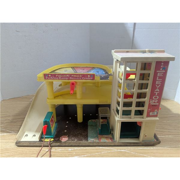 Vintage fisherprice carpark toy