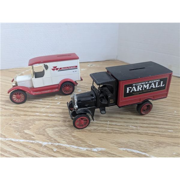 2 Vintage car coinbanks