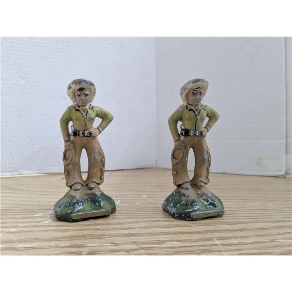 2 diecast vintage cowboy toys
