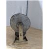 Image 2 : Vintage Kerosene lamp, with reflector dish and wall bracket