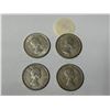 Image 2 : (4) 1964 Canada Silver 25 Cents.