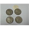 Image 2 : 1963, 1964, 1965, 1966 Canada Silver 25 Cents.
