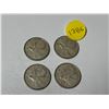 Image 1 : (4) 1965 Canada Silver 25 Cents.