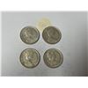 Image 2 : (4) 1965 Canada Silver 25 Cents.