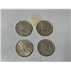 Image 2 : (2) 1965 and (2) 1966 Canada Silver 25 Cents.