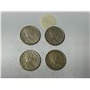 Image 2 : (4) 1966 Canada Silver 25 Cents.