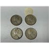 Image 2 : (4) 1966 Canada Silver 25 Cents.