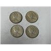 Image 2 : (4) 1966 Canada Silver 25 Cents.