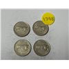 Image 1 : (4) 1967 Canada Silver 25 Cents.