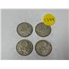 Image 1 : (4) 1962 Canada Silver 25 Cents.