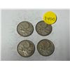 Image 1 : (4) 1962 Canada Silver 25 Cents.