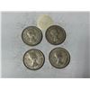 Image 2 : (4) 1960 Canada Silver 25 Cents.
