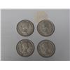 Image 2 : (4) 1960 Canada Silver 25 Cents.