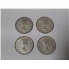 Image 2 : (4) 1962 Canada Silver 25 Cents.