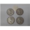 Image 2 : (4) 1962 Canada Silver 25 Cents.